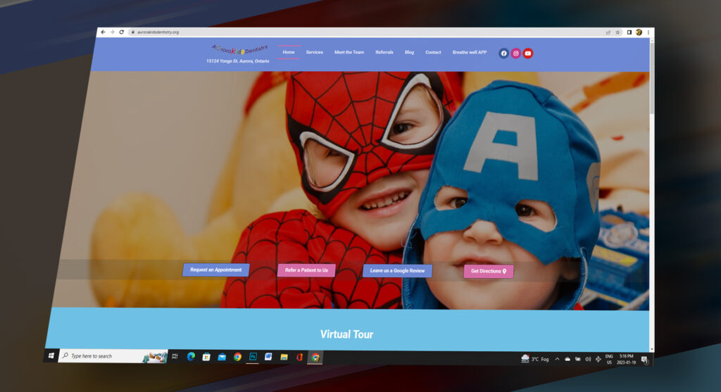 AKD website Homepage Alberto Valencia Digital Media Designer